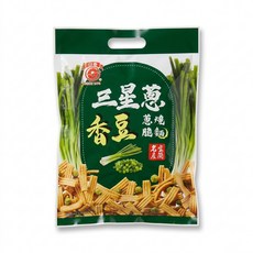 Mincher 三星蔥香菜花生三明治脆麵 點心餅乾, 1個, 三星蔥<香豆>蔥燒脆麵200g