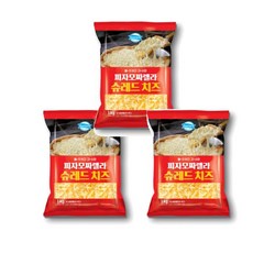 동원 덴마크 피자 모짜렐라 슈레드 치즈 99% 1kg 3개