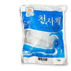 해조 천사채 실 1k 음식점 가정집 샐러드바, 1개, 1kg
