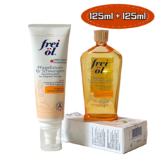 끈적이지 않는 촉촉수분 피부탄력 복부 마사지 임산부 마사지 오일+마사지 크림 세트, 1세트