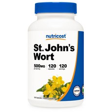 뉴트리코스트 St. John's Wort 500mg 캡슐, 1개, 120정