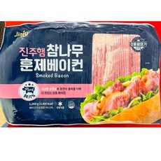 진주햄 참나무 훈제베이컨1kg-1개, 1개, 1kg