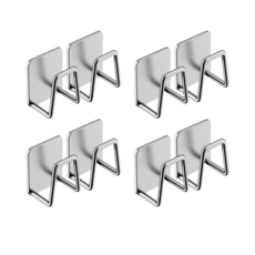 보들이 2026년형 주방 다용도 거치대 무타공 6+2개, 8개, 실버