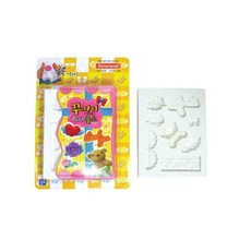 도너랜드 플렉시블 몰드 / 클레이점토찍기틀 모양찍기틀 찰흙틀 모양틀 점토놀이 점토만들기 칼라클레이, 1개, 1g, 꾸미기, 꾸미기