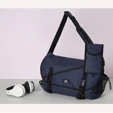 가벼운 자전거 킥보드 캐주얼 크로스백 가방 데일리 남녀공용, 아이보리