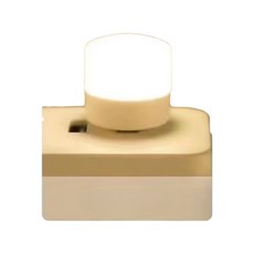 【現貨秒發 護眼柔和】USB小夜燈 節能省電 USB燈 小巧實用 迷你夜燈, USB小夜燈 圓形【暖光】1入, 暖光