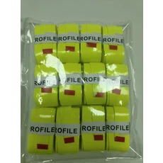 쿠쿠스토어 W테니스 오버그립 비치 패들 라켓 미끄럼 방지 및 땀 스티커 배드민턴 12개입, 02 Fluorescent yellow