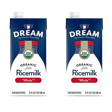라이스드림 whole 통 쌀 우유 946ml 2개