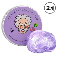 KC인증 퍼티 슬라임 박사퍼티 손에 안 묻는 유리퍼티, 퍼플, 45g, 2개 퍼플, 45g, 2개