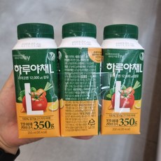 한국야구르트 하루야채, 200ml, 3개