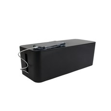 전선정리용품 멀티탭정리함 블랙 대형