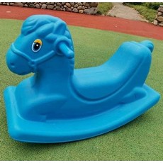 어린이바이킹 교회 유치부 밸런스 놀이터 시소 글램핑, 1개, 말 블루