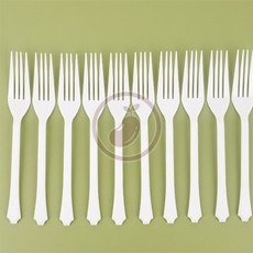 깨들 일회용포크 디너포크