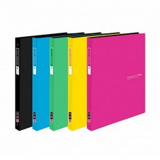 청운 칼라칩 3공O링바인더 12cm 하늘 바인더, 1, 하늘색