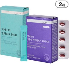 본사직영 여에스더 파비플로라 x 알파CD 세트 l 장용성 파비플로라 다이어트 x 알파CD 2400 l, 2박스, 14회분