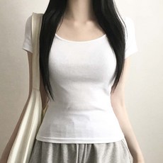 소장가치100% 코튼 데일리 기본 무지 반팔티셔츠 9color