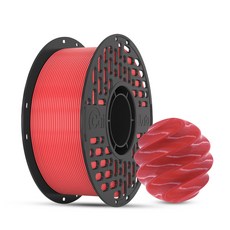 CaiLab PETG 3D 프린터 필라멘트 1.75mm 1kg 고인성 친환경 소재 | 뱀부랩 3D 프린터(P1S P2S A1등) 호환, 레드, PETG 1KG