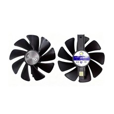 AKUYAO 95mm 4-pin PWM CF1015H12D GPU Cooling Fans for Sapphire Nitro RX470 RX480 RX570 RX580 RX590, AKUYAO 95mm 4-pin PWM CF1015H1