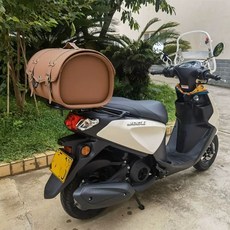 탑박스 블랙 배달통 방수 가방 수납 바이크리어백 클래식, 1, G. 대형 레트로 브라운 풀페이스 헬멧 장