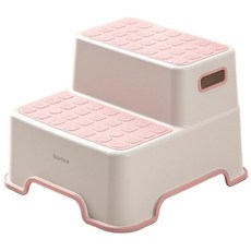 바브레 논슬립 2단 유아 디딤대, 핑크, 1개