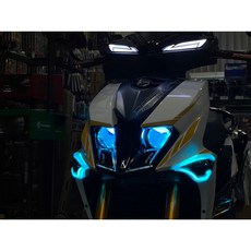 韋德機車精品 魚眼大燈組 - JETS JETSR JETSL 車系改裝適用, 1個, GTR 魚眼大燈組 遠近白光