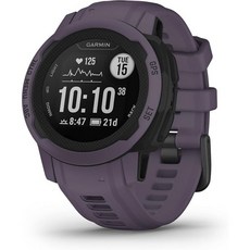 밀리터리 워치 아웃도어 밴드 스포츠 Garmin Instinct 2 Solar 전술 에디션 견고한 야외 시계 GPS 포함 태양열 충전 기능 모든 요소에 적합하게 제작 다중 GN, Deep Orchid, 40 MM