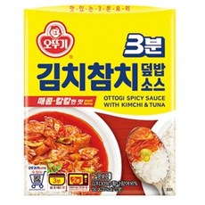오뚜기 3분 김치참치 덮밥소스, 150g, 12개