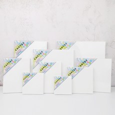 대원피앤피 캔버스 면천 액자 9종 택1 그리기 놀이 미술 준비물, 1개, 9호