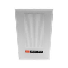 百威電子 台灣製 DING DONG 明式方型 叮咚 叮噹門鈴 電鈴 4300J, 白, 1個