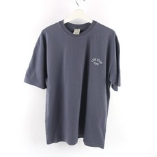 L / FP142 차콜 워시드 남성 오버핏 반팔 티 / P016 -304, 1개, 사진참고