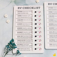 GOS 냉장고체크리스트 생활계획표 캠핑카 장비체크리스트