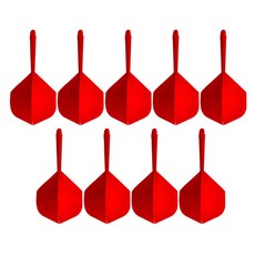 통합 다트 샤프트 및 플라이트 다트 및 플라이트 다트 샤프트 및 플라이트 콤보(2BA 스레드 직경 다트 배럴용), 빨간., 1개