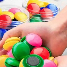 화이트 보드 칠판 원형 자석 냉장고 마그네틱 칠판자석 붙임자석