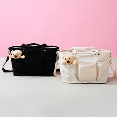 멀티 포켓 유모차 오거나이저 유모차 가방 수납함 주머니, 루본 업그레이드 2in1 유모차 자전거 컵홀더 휴대폰