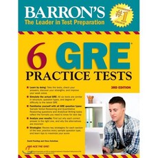 6 GRE Practice Tests, Barrons Educational Services