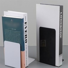 SolSun L형 북엔드 도서관용품, 블랙