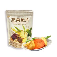 五桔國際綜合蔬果脆片，非油炸健康零食，獨立包裝方便攜帶，多種蔬果一次滿足, 220g, 3個