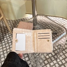 東大門復古小錢包_ins錢包女短款學生歐美清新摺疊簡約文藝搭扣