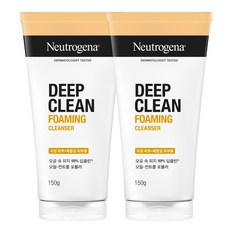 뉴트로지나 딥클린 포밍 클렌저, 150g, 2개