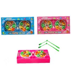 물고기 잡기 회전 낚시 놀이 게임 어린이 장난감 손놀림 발달 실내 가족 보드게임, 1개, 상세페이지 참조