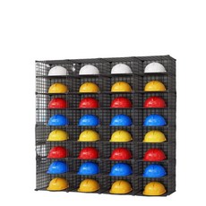 안전모 걸이대 거치대 공사 바퀴 + 화이트 사무실 수납 건설현장 32구, 스위치 로커 캡 보호 커버 핸들 스위치 로커 커버 ns, 1개