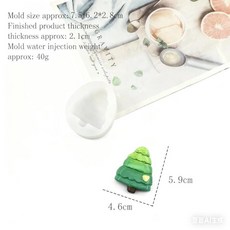 3D 드워프 산타클로스 실리콘 몰드 DIY 눈송이 산타 아로마 캔들 석고 소이 왁스 제작 몰드 크리스마스 장, 01 03, 1개