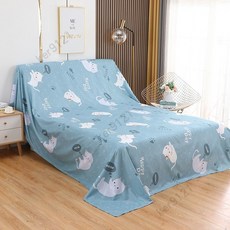 家具防塵布 蓋布 沙發遮灰布 多功能防塵罩 床防塵罩 遮蓋防灰布蓋巾 家用冰箱遮塵布 大掃除家具遮灰防塵罩, 1個, 小花貓 可拼接 ,寬2.2米,長1米一塊 免費鎖邊
