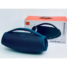 고출력 블루투스 스피커 휴대용 야외 서브우퍼 3D 스테레오 서라운드 사운드 칼럼 음악 센터 붐박스 100W, BOX 3 blue, 1개