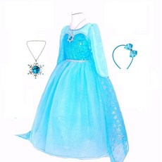 엘사드레스 (고급지퍼형) 긴팔 공주드레스