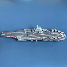 1:2000 중국 해군 함대 모델 055형 구축함 수집품 데스크탑 자동차 디오라마, 01 Fujian CV
