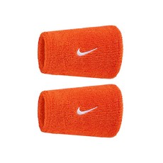 나이키 스우시 더블와이드 손목밴드, 오렌지, 2개