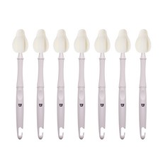 리에또 클린 롱 젖꼭지솔 7개 텀블러 물병 젖병 세척솔, 라벤더