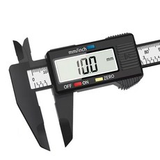 트리오즈 디지털 버니어 캘리퍼스 정밀 게이지 전자 노기스, 1개