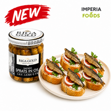 리가 골드 RIGA GOLD 라트비아산 훈제 청어 오일, 1개, 100g